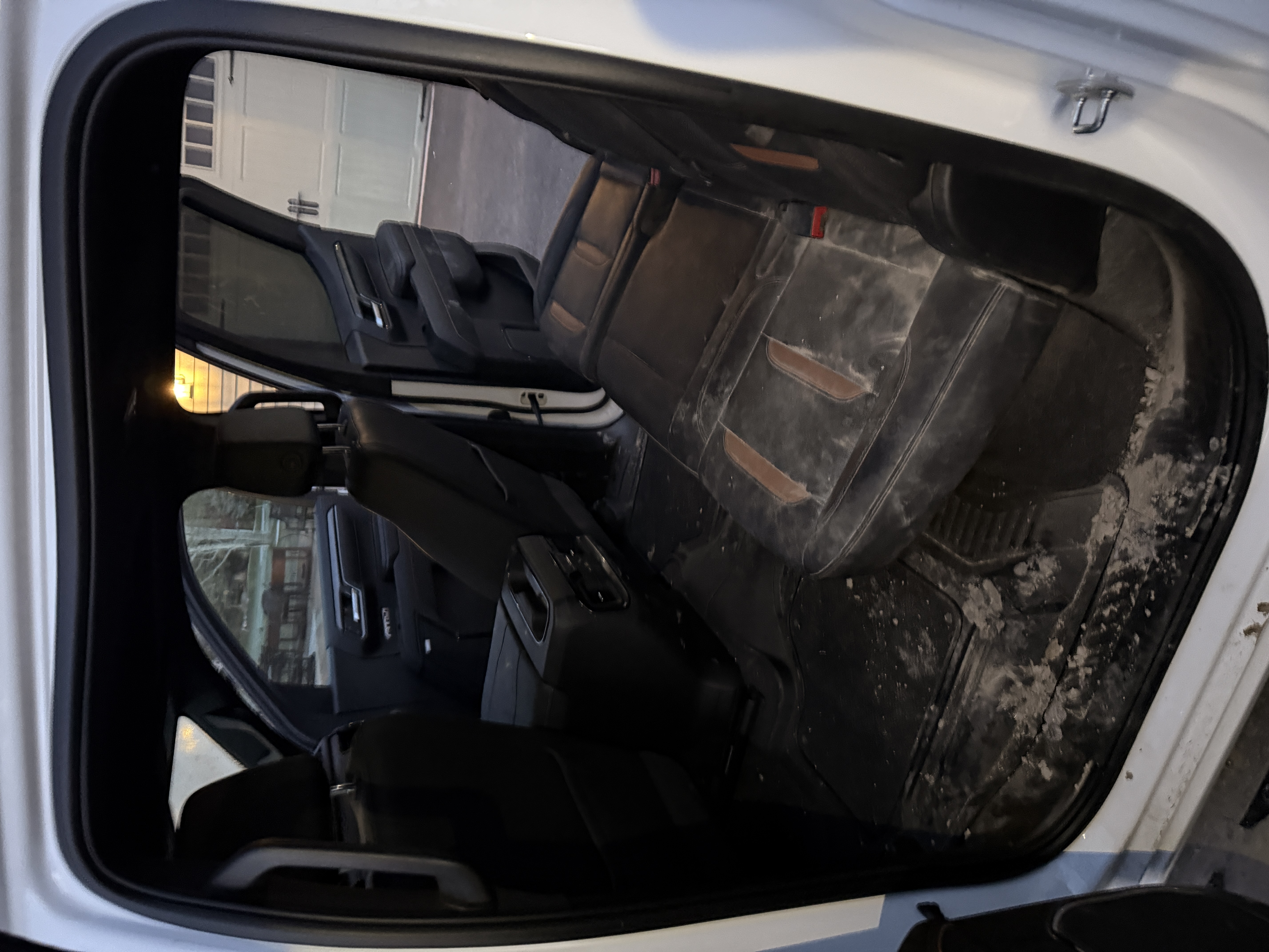 Rear Passenger Seat — From Driver Side before detailing